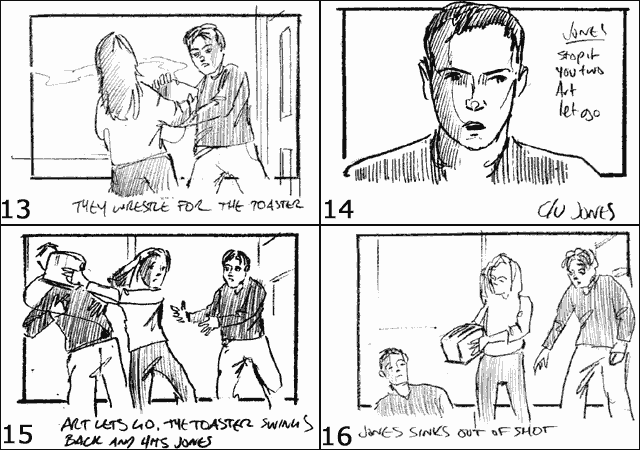Scripts, shot-lists & storyboards 