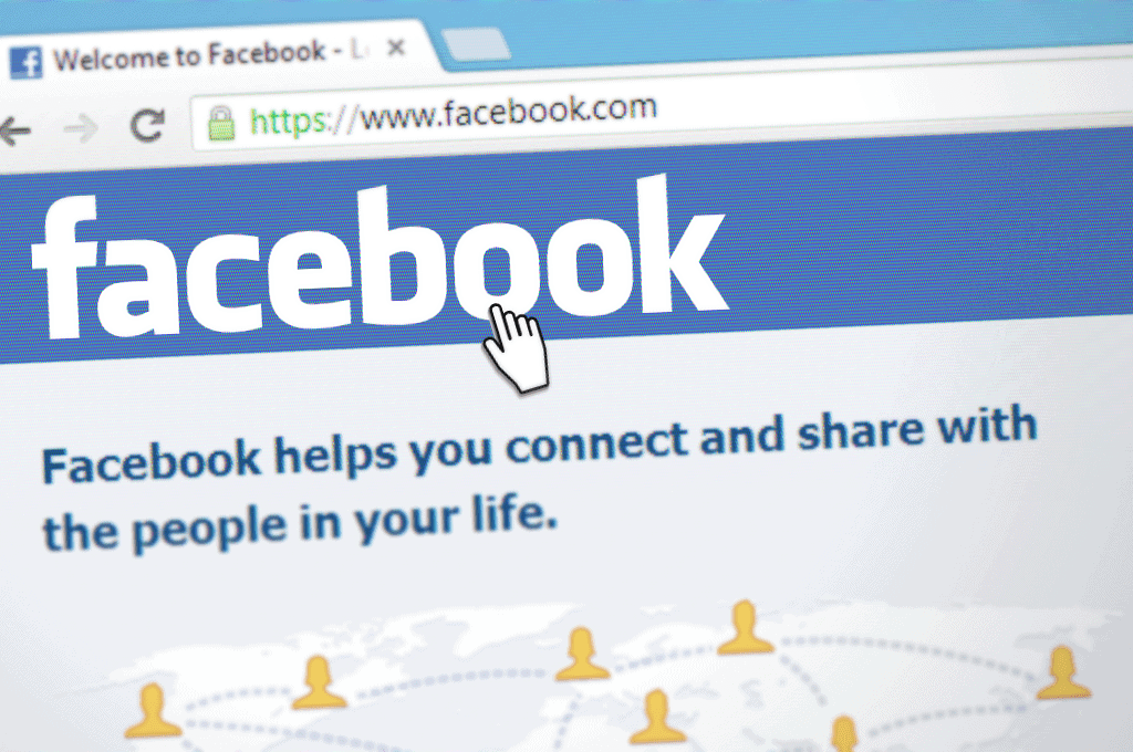 Facebook homepage tagline