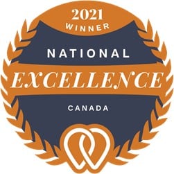 Upcity National Excellence Canada 2021 winner